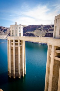 Water intake within the dam