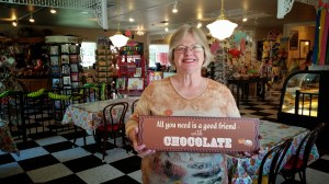 Charlene always LOVES chocolate!