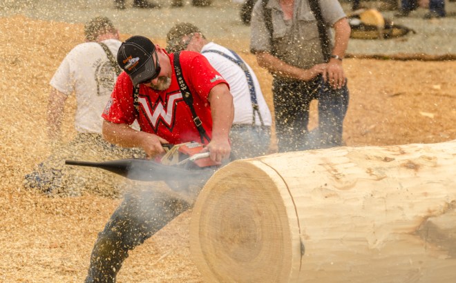 This upgraded chain saw was impressive!