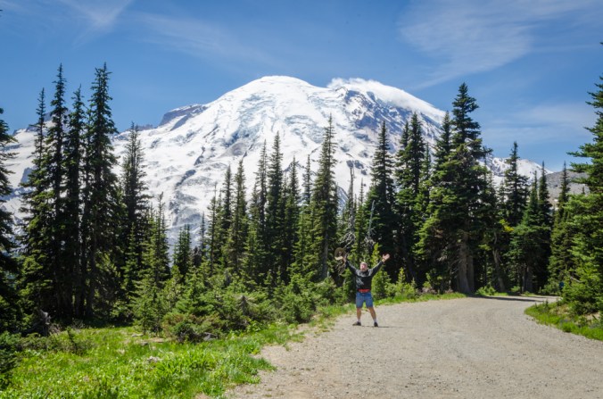 Celebrate with a beautiful view of the mountain!