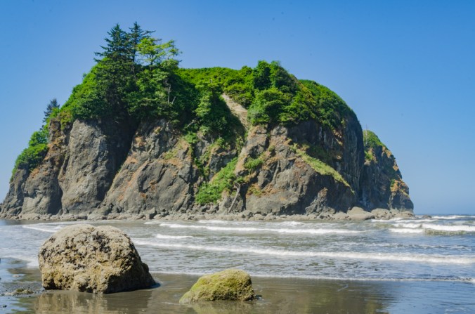 The sea stacks were beautiful.