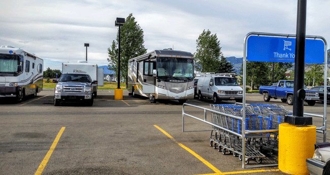 A very popular camping site!