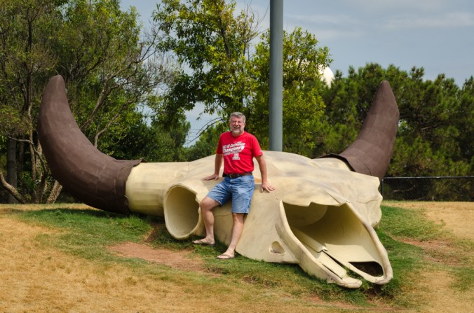 Everything is big in Texas, including the skulls.