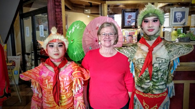 The acrobats skill was shocking.