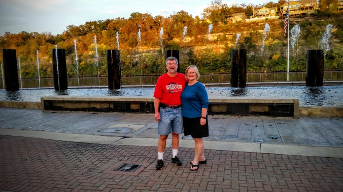 It was wonderful for Charlene to join me in Branson!