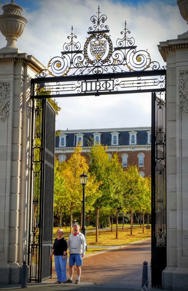 This is the famous gate for the campus.