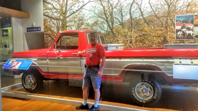 Sam Walton's old truck he used to drive.