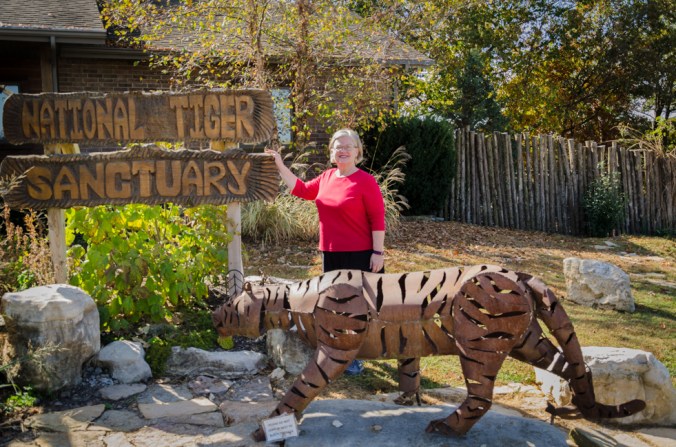 The National Tiger Sanctuary was an impressive place to visit during feeding time!