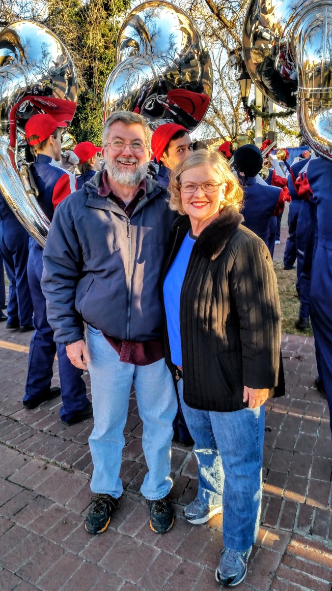 Charlene &amp; Ed pep rally