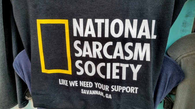 sarcasm t shirt