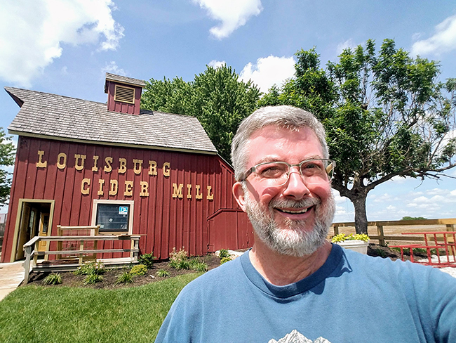 Louisburg Cider Mill selfie